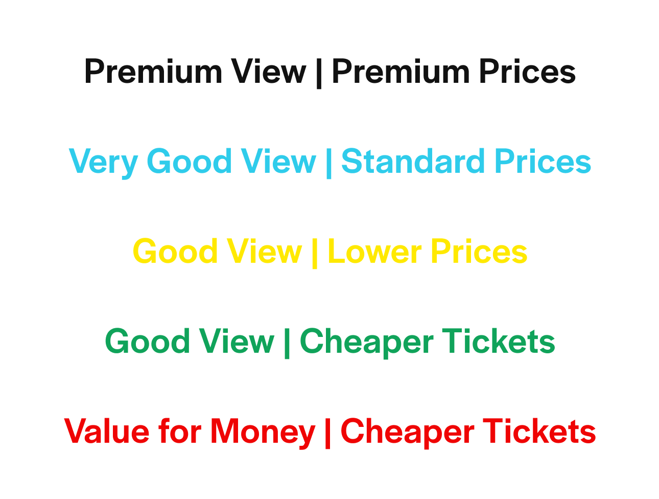 Victoria palace seating online plan